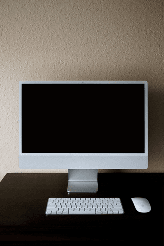 Imac Keyboard And Mouse Mockup