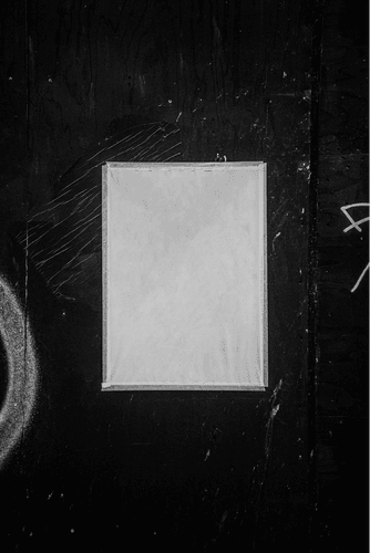 Glued Urban Poster Mockup