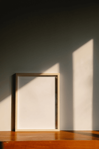 Shadows Wood Frame Mockup