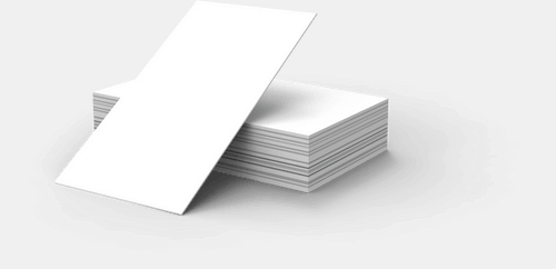 Isometric Business Card Mockup