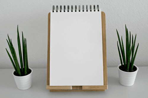 Wooden Notepad Mockup