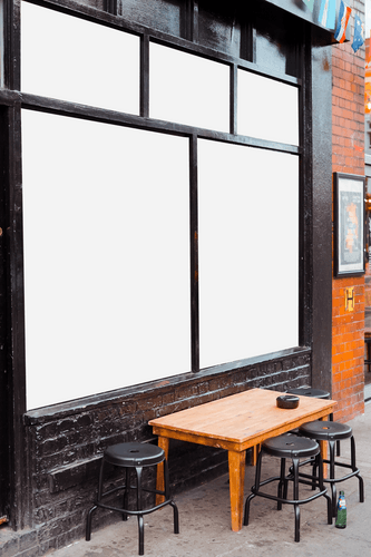 Vintage Window Mockup