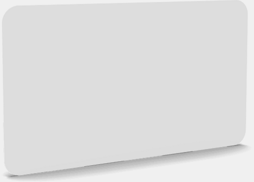 Rounded Blank Business Card Mockup