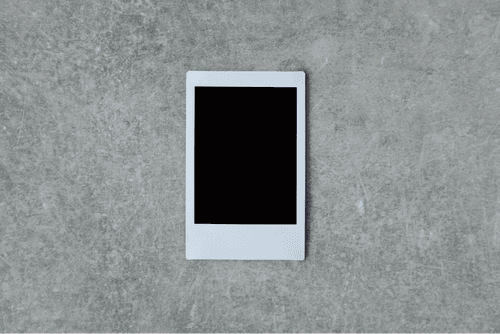 Polaroid Mockup Top View