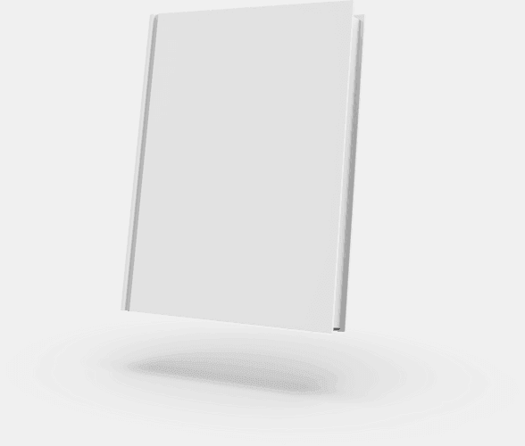 Standing Hardcover Book Mockup