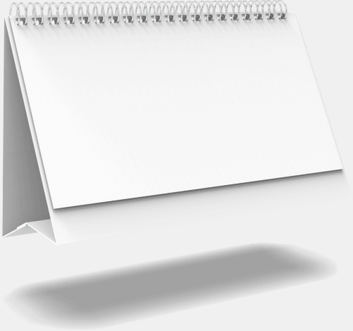 Desk Calendar Mockup