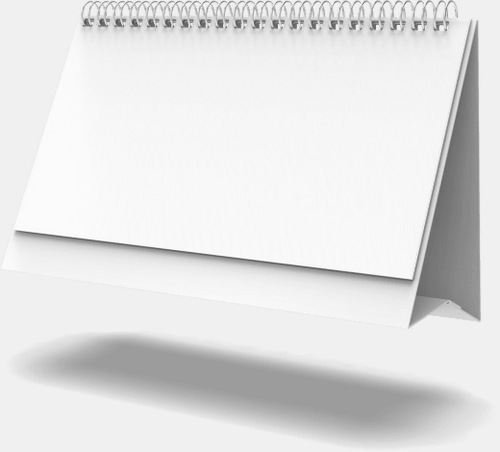Table Calendar Mockup