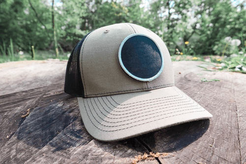 Black Round Patch Mockup