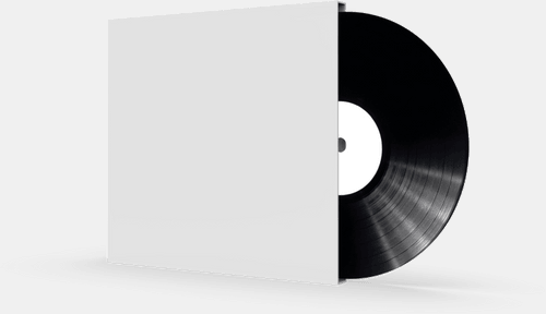 Photorealistic Vinyl Record Mockup