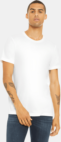 Man In Round Neck Bella Canvas Mockup