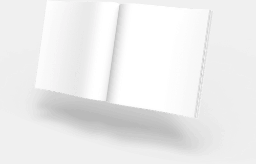 Photorealistic Open Magazine Mockup