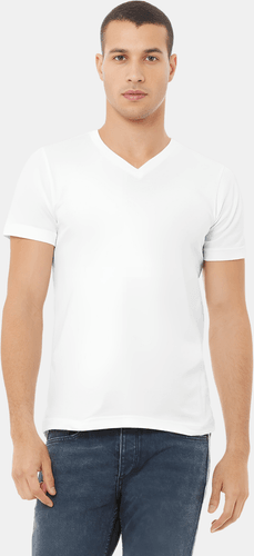 Man's V Neck Bella Canvas Mockup