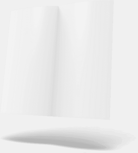 Single Gate Fold Brochure Mockup