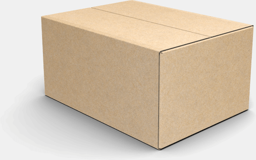 Corrugated Carton Shipping Box Mockup