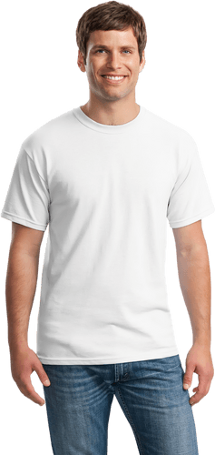 Man Ultimate Gildan T Shirt Mockup
