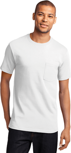Male Super Soft Pocket T Shirt Mockup