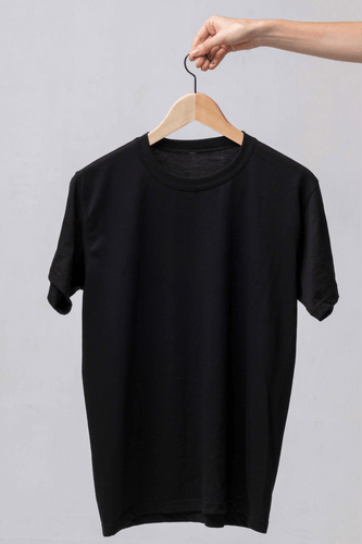Black Hanging Tshirt Mockup