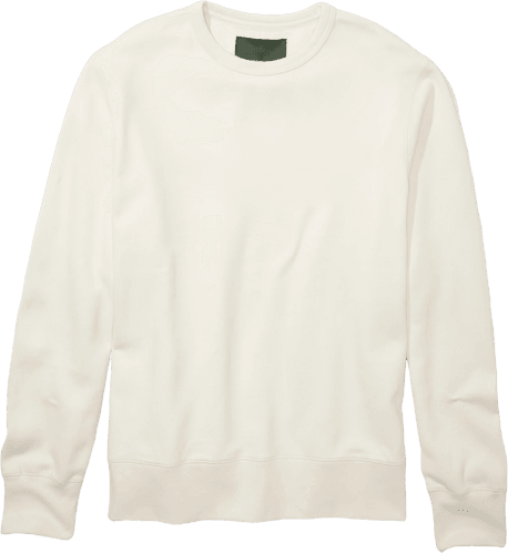 Cream Long Sleeve Cozy Sweatshirt Mockup