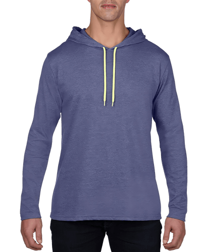 Blue Pullover Gildan Hoodie Mockup