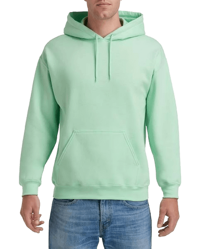 Youth Green Pullover Gildan Hoodie Mockup