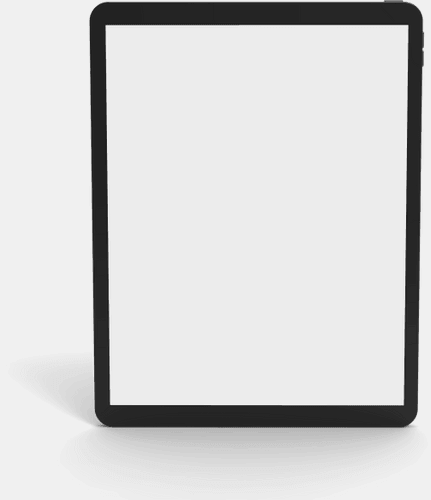 Front View Ipad Mockup