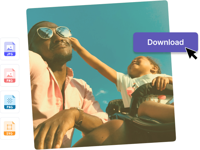 Exportez l'Image en Formats Haute Résolution